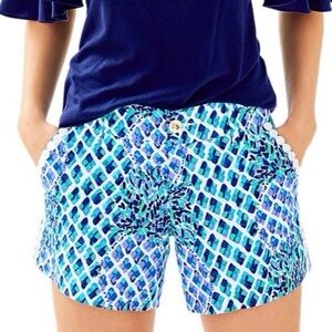 Lilly Pulitzer Callahan Shorts - size 00 - print: resort white toe - NWOT